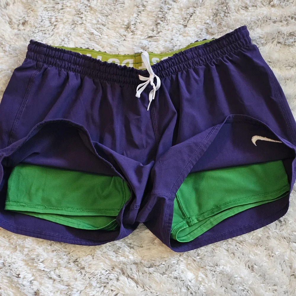 Nike Dri Fit Shorts with Underneath Biker Short